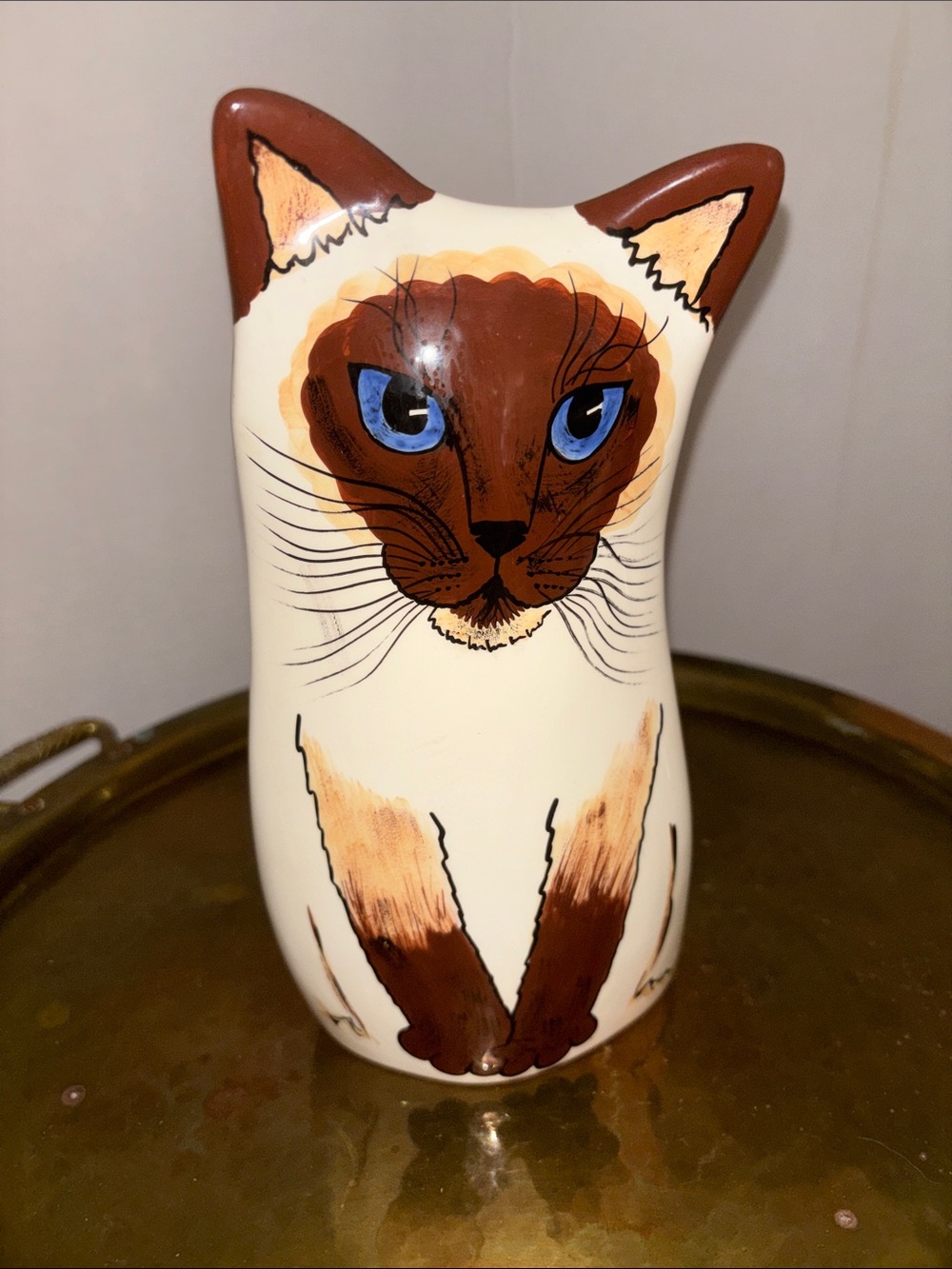 Nina Lyon Siamese Cat Vase